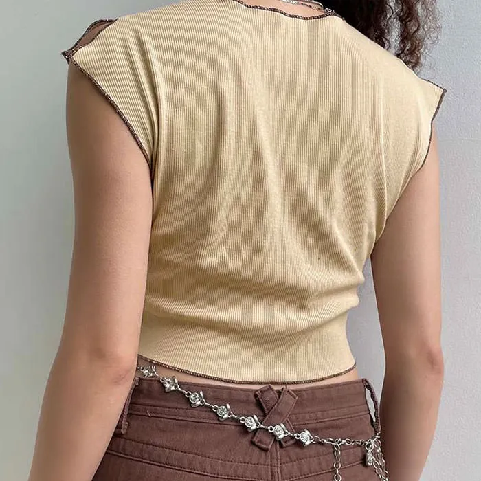 Miss Angel Ribbed Top sold by Streetwear Society product image thumbnail 5