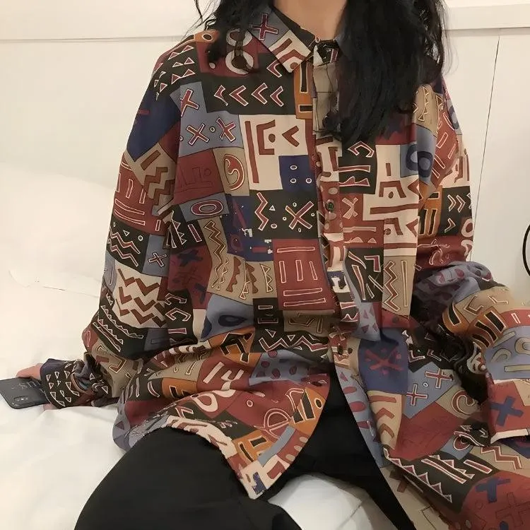 Vintage Abstract Designed Shirt sold by Streetwear Society product image thumbnail 4