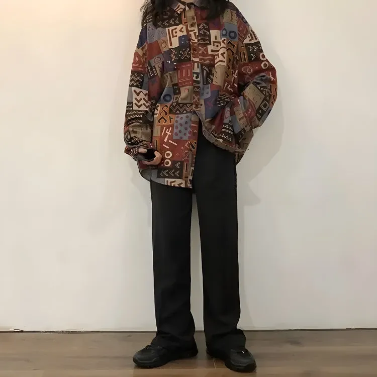 Vintage Abstract Designed Shirt sold by Streetwear Society product image thumbnail 3
