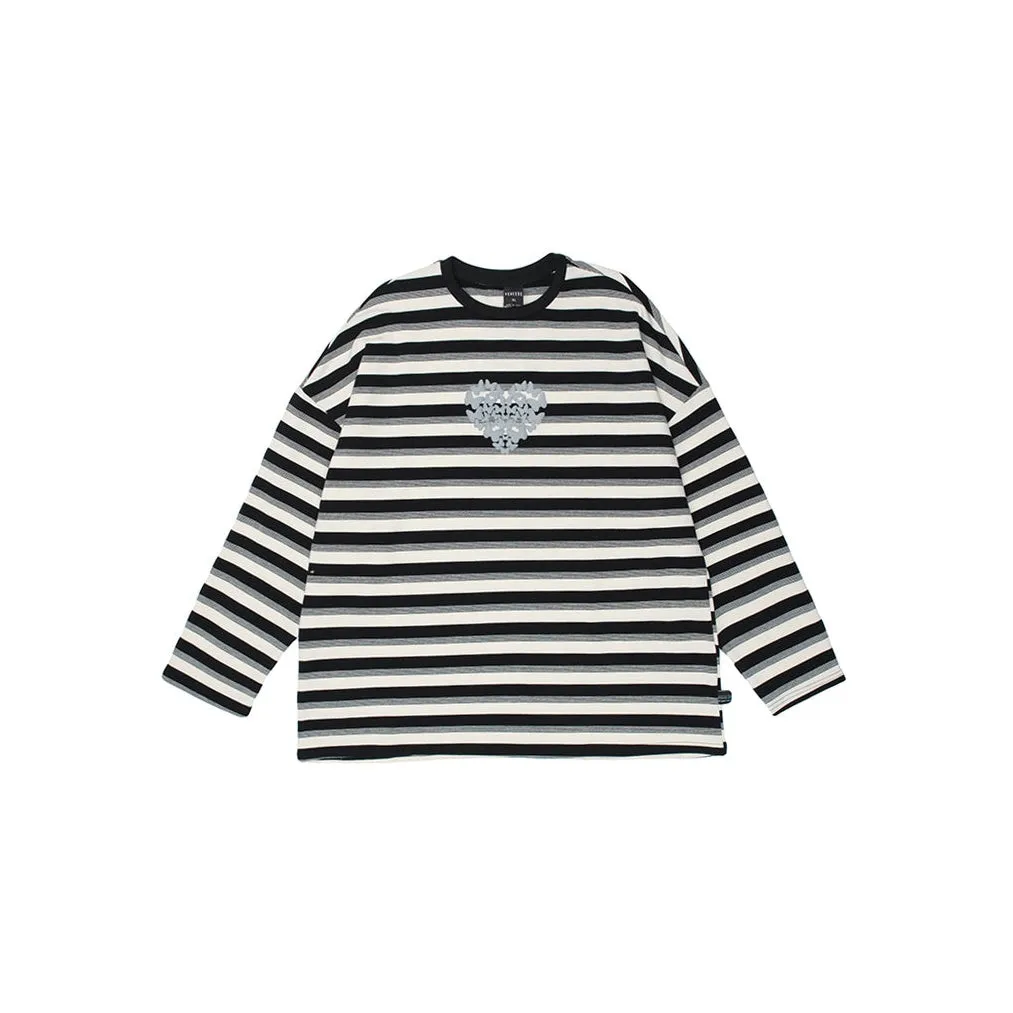 Butterfly Striped Long Sleeve Tee sold by Streetwear Society