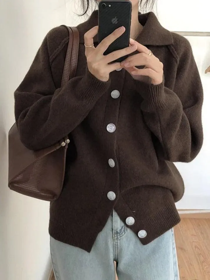 Vintage button front knitted sweater sold by Streetwear Society product image thumbnail 3