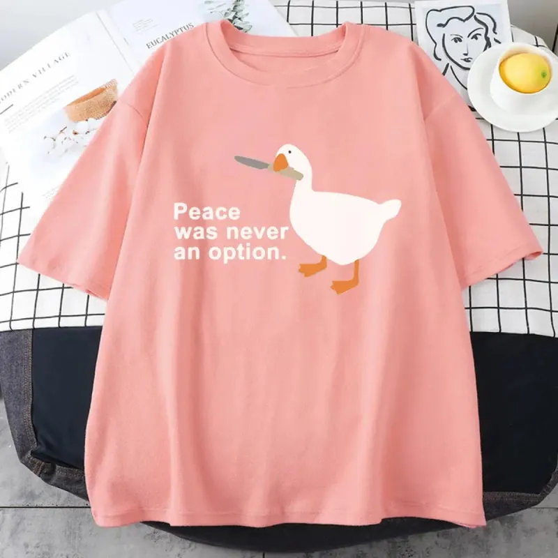 Peace Was Never An Option Tee sold by Streetwear Society