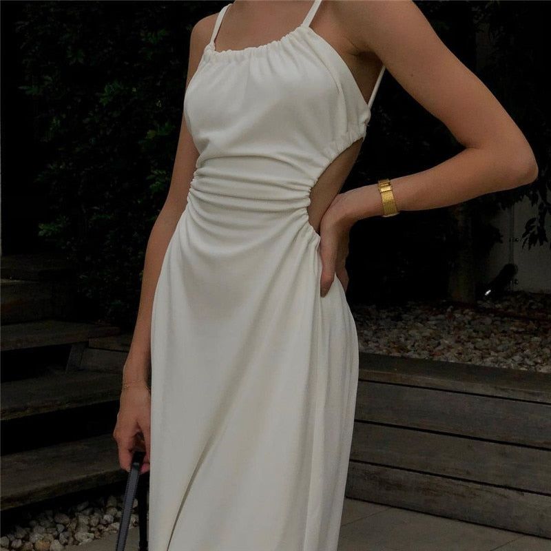 Tie Up Maxi Dress sold by Streetwear Society