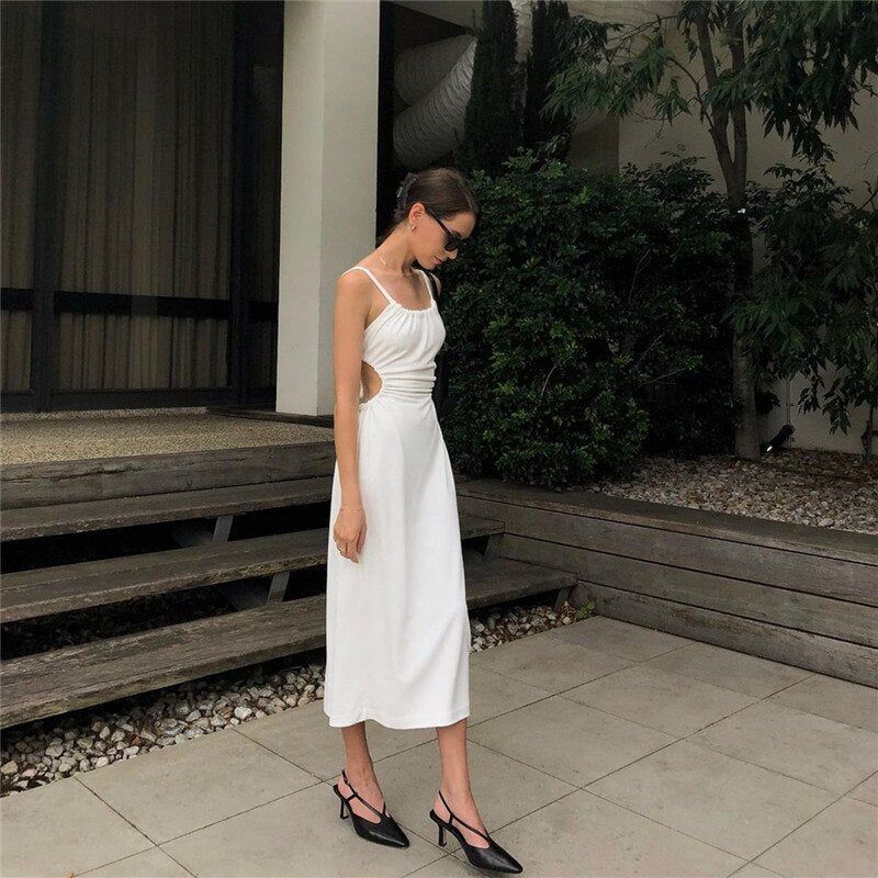 Tie Up Maxi Dress sold by Streetwear Society product image thumbnail 4