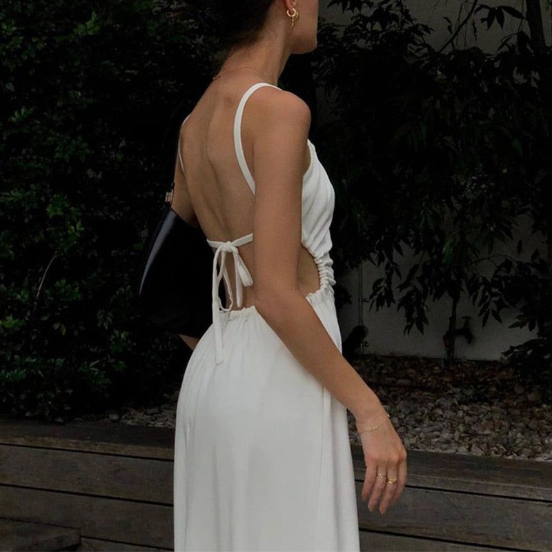 Tie Up Maxi Dress sold by Streetwear Society product image thumbnail 2