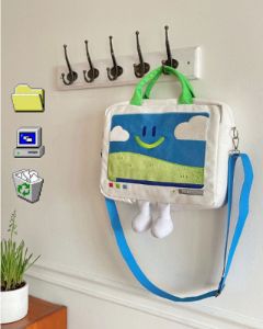 Windows XP Aesthetic Embroidery Handbag sold by Streetwear Society