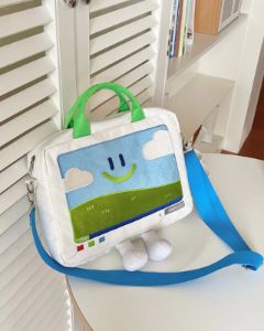 Windows XP Aesthetic Embroidery Handbag sold by Streetwear Society