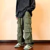 Multi-pocket Cargo Pants - Vintage Streetwear Style sold by Streetwear Society