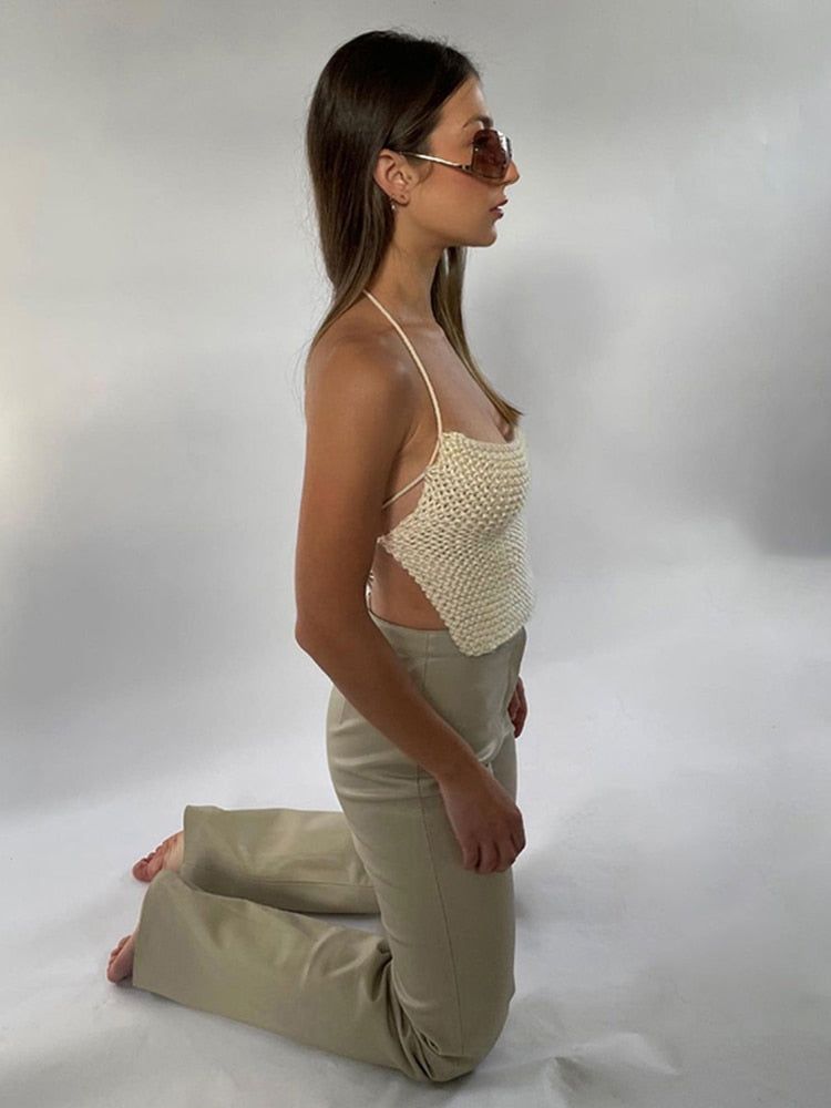 Elegant Knitted Camis Top sold by Streetwear Society product image thumbnail 5