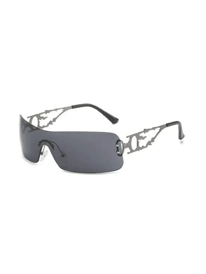 Rimless Vintage Flame Frame Sunglasses sold by Streetwear Society product image thumbnail 2