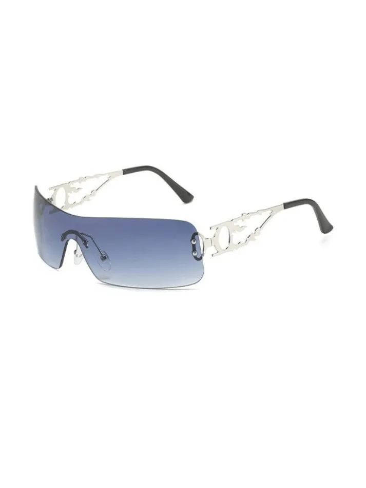 Rimless Vintage Flame Frame Sunglasses sold by Streetwear Society product image thumbnail 3