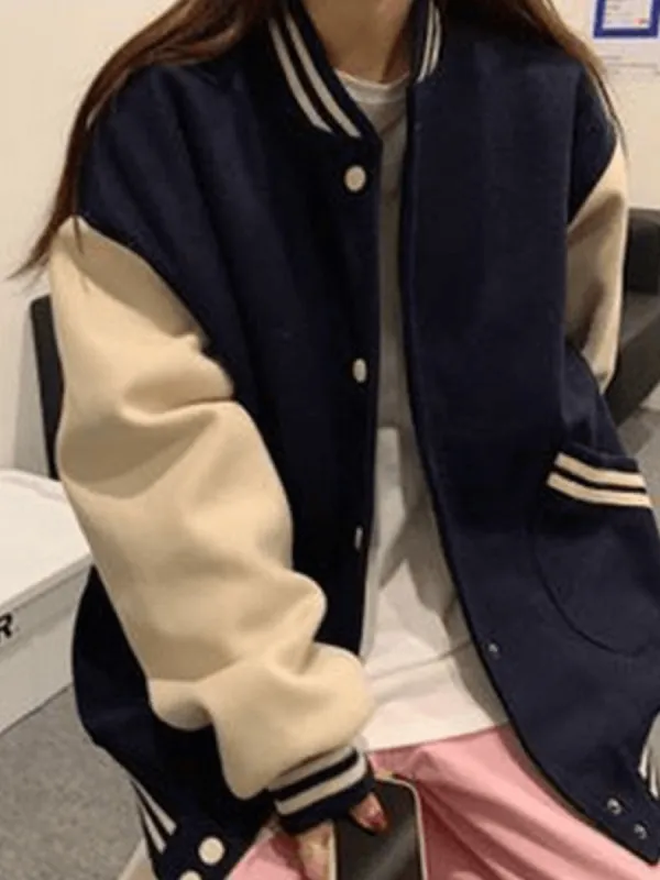 Vintage Patchwork Varsity Jacket sold by Streetwear Society