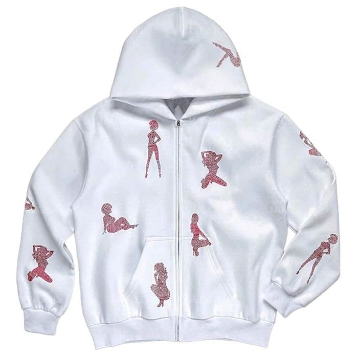 Dance Rhinestone Hoodie sold by Streetwear Society product image thumbnail 3