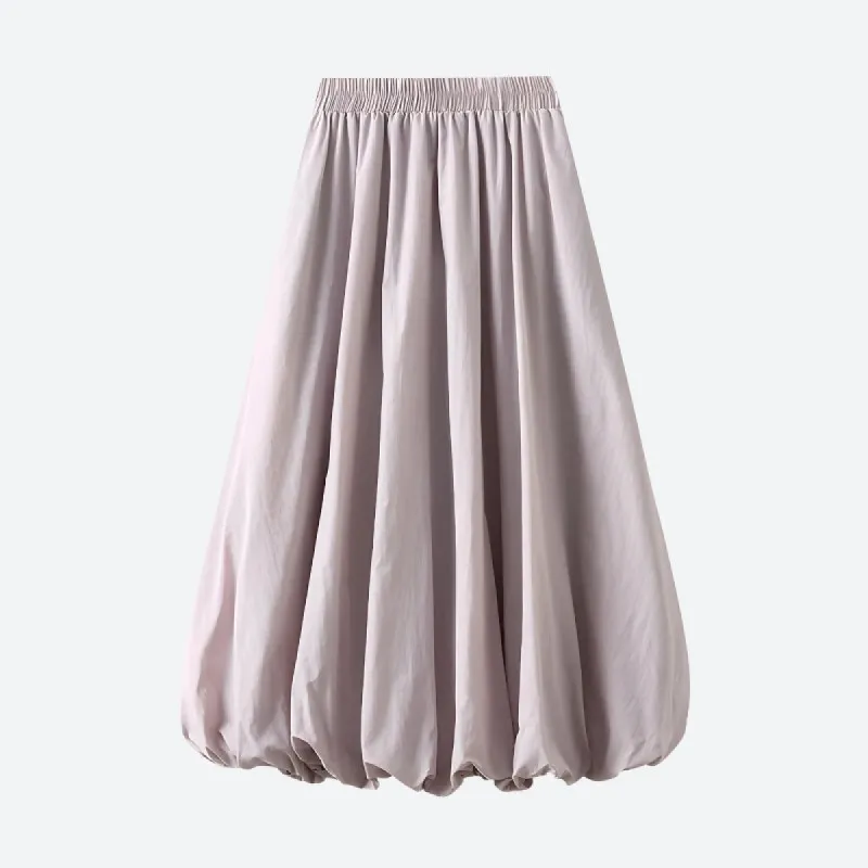 Soft Girl Pastel Bubble Midi Skirt sold by Streetwear Society