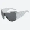 Y2K Oversized Shield Sunglasses sold by Streetwear Society