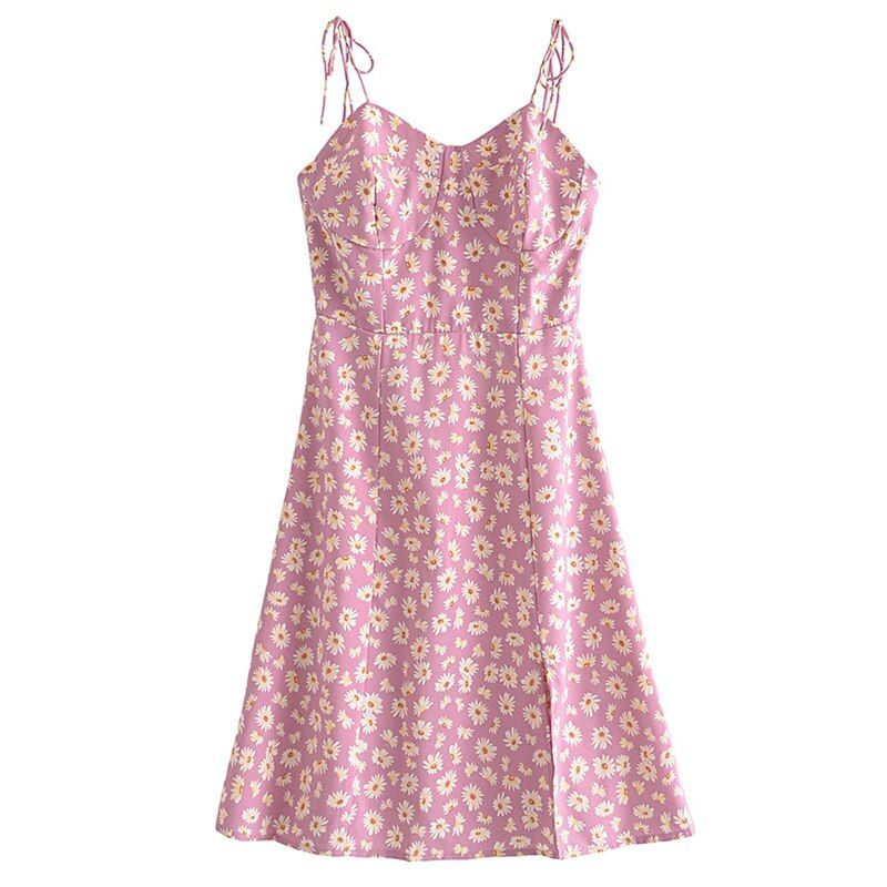 Floral Print Spaghetti Strap Mini Dress sold by Streetwear Society product image thumbnail 10