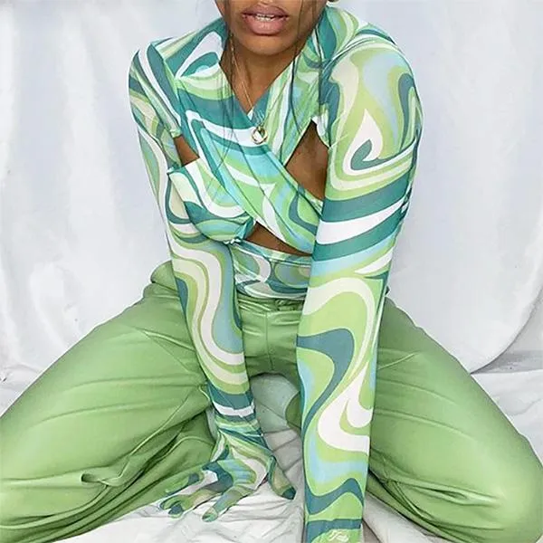 Teenage Crush Gloved Long Sleeve Top sold by Streetwear Society product image thumbnail 3