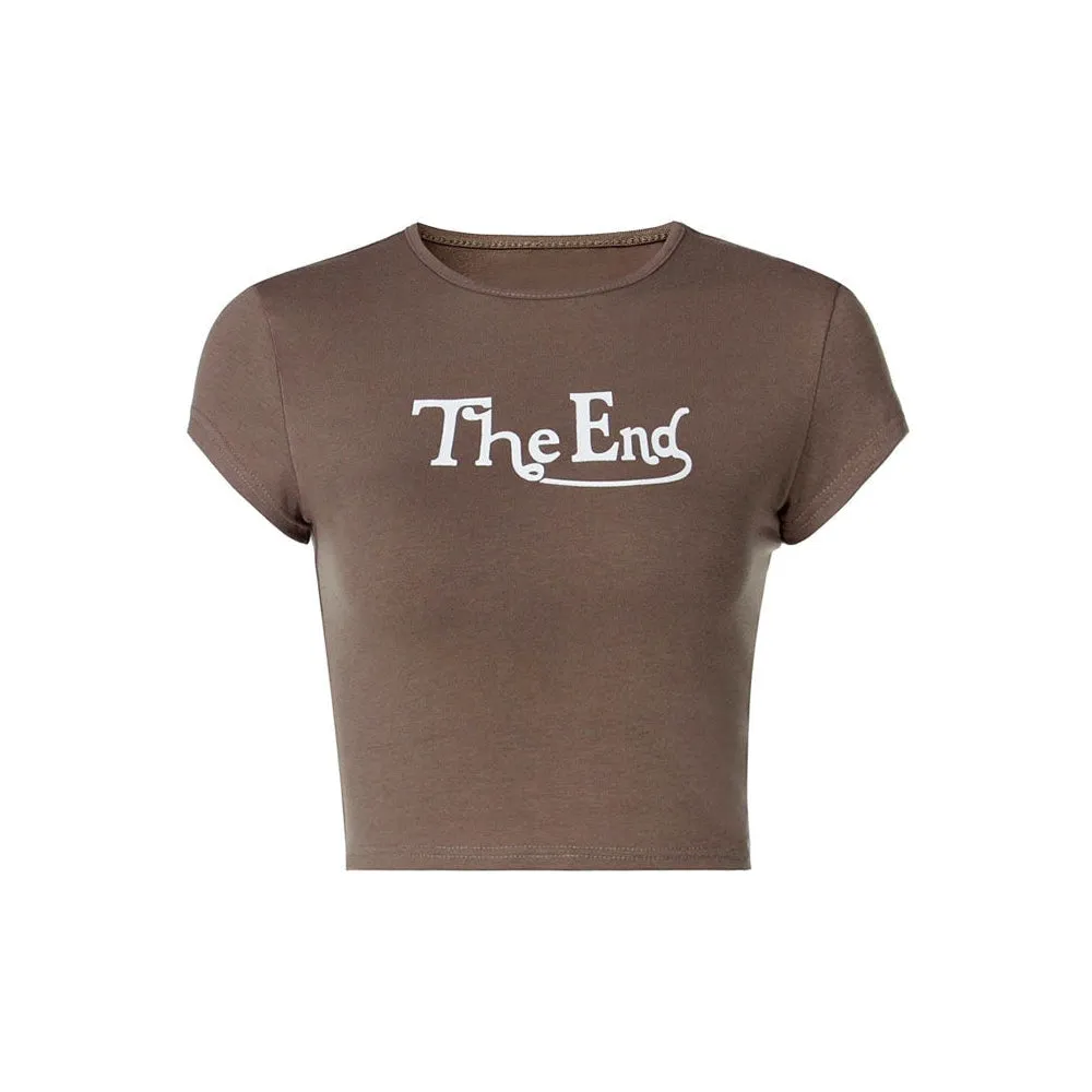 The End Crop Top sold by Streetwear Society