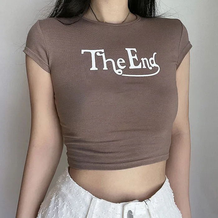 The End Crop Top sold by Streetwear Society product image thumbnail 2