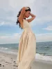 Linen Midi Dress sold by Streetwear Society