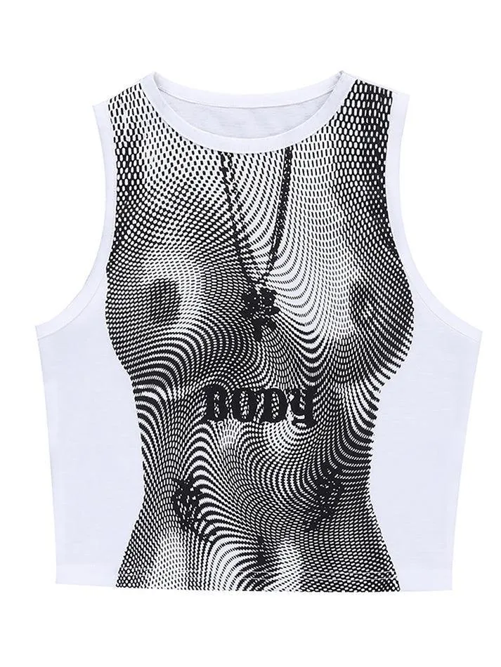 Screen Print Tank Top sold by Streetwear Society product image thumbnail 4