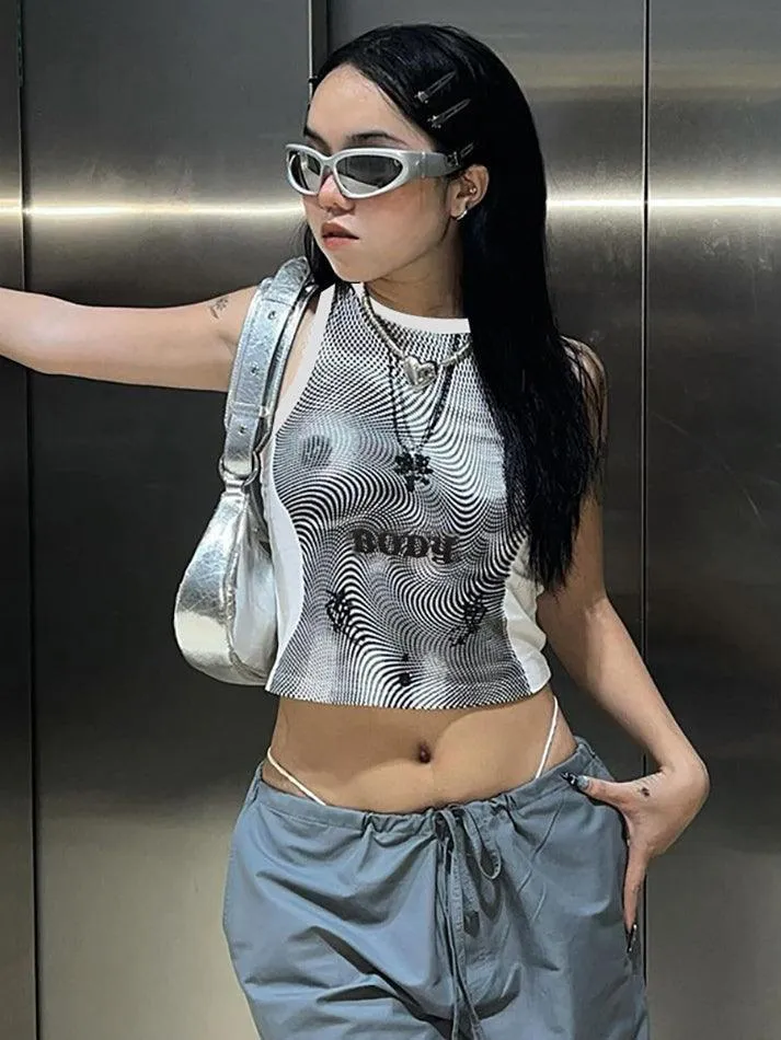 Screen Print Tank Top sold by Streetwear Society product image thumbnail 3