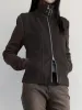 Street Metal Buckle High Neck Splice Cargo Jacket sold by Streetwear Society