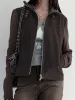 Street Metal Buckle High Neck Splice Cargo Jacket sold by Streetwear Society