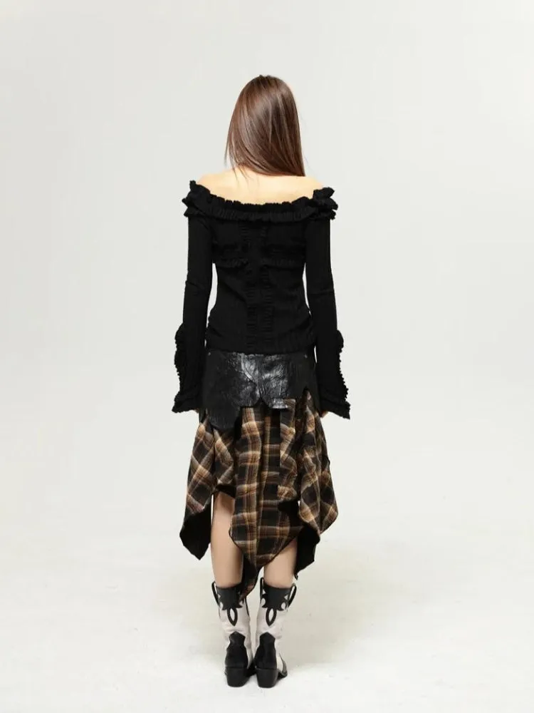 Fairy Grunge Cut Out Shoulder Top sold by Streetwear Society product image thumbnail 3