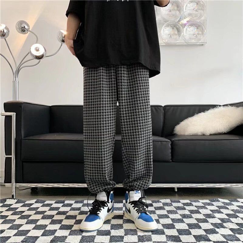 Retro Plaid Straight Pants sold by Streetwear Society product image thumbnail 2