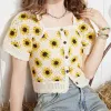 Cottagecore Floral Crochet Cardigan sold by Streetwear Society