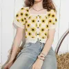 Cottagecore Floral Crochet Cardigan sold by Streetwear Society