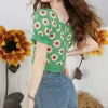 Cottagecore Floral Crochet Cardigan sold by Streetwear Society