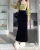 Back Slit Maxi Skirt sold by Streetwear Society
