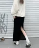 Back Slit Maxi Skirt sold by Streetwear Society