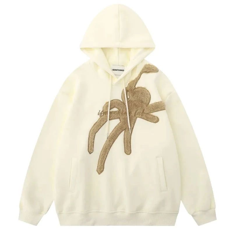 Oversize Hoodie "Velvety Spider" sold by Streetwear Society