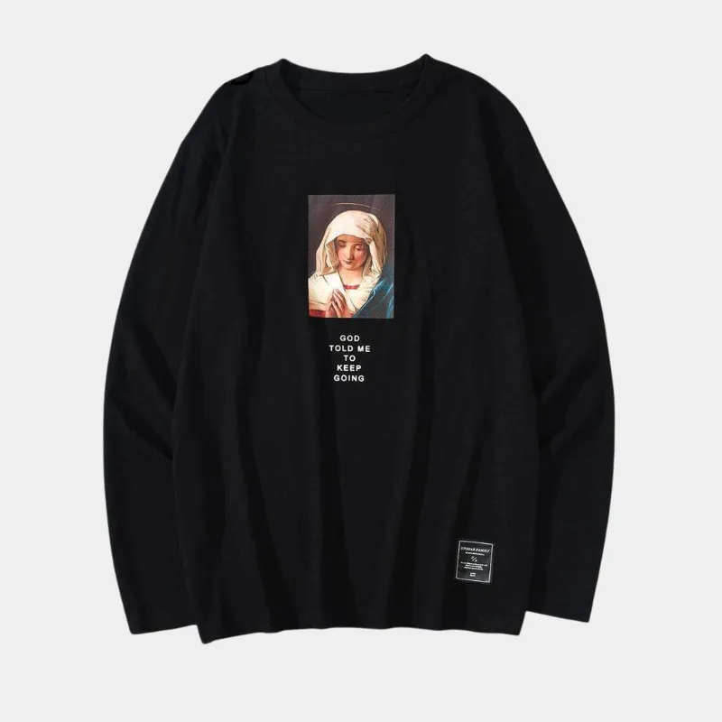 Praying' T shirt sold by Streetwear Society