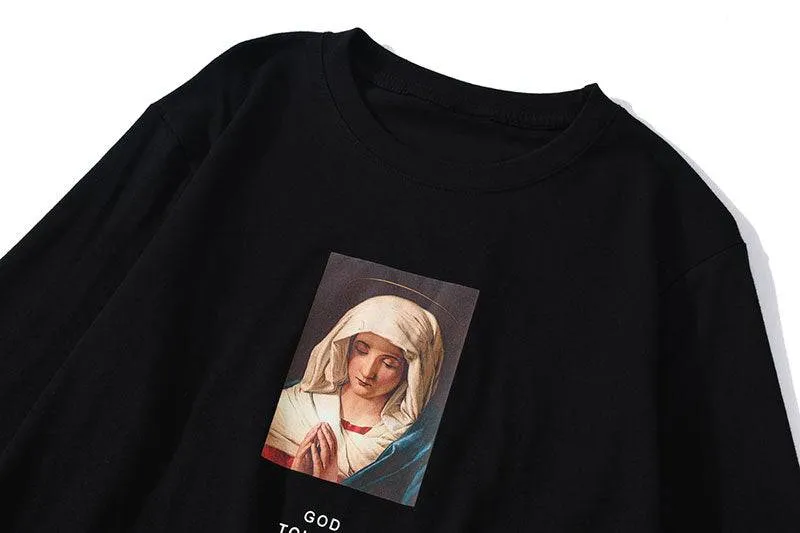 Praying' T shirt sold by Streetwear Society product image thumbnail 2