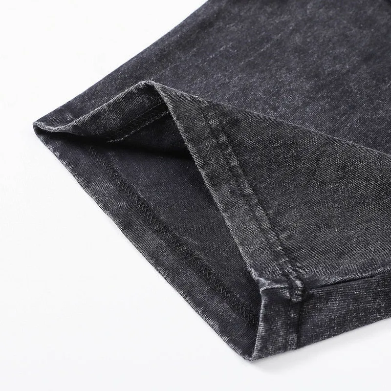 Gorgon' Acid Washed Graphic Print Cotton T-Shirt sold by Streetwear Society product image thumbnail 5