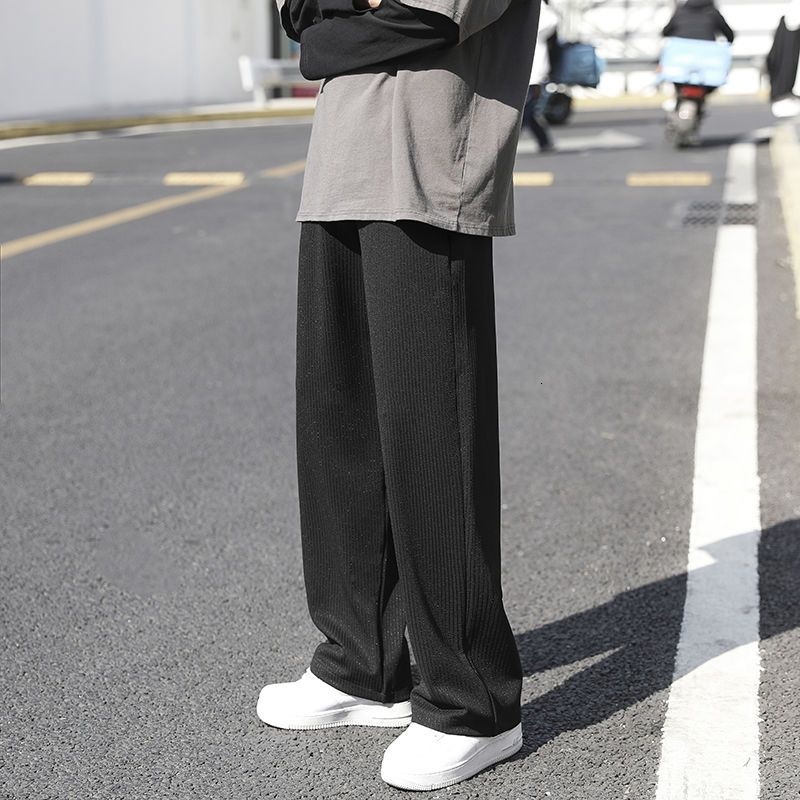 Casual Pleated Straight-leg Pants sold by Streetwear Society product image thumbnail 3