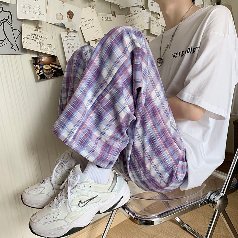 Plaid Wide Leg Pants sold by Streetwear Society product image thumbnail 5