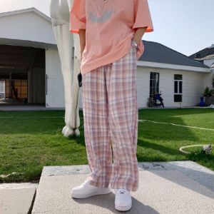 Plaid Wide Leg Pants sold by Streetwear Society