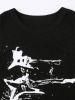 Guitar Ribbed Cropped Tank Top sold by Streetwear Society