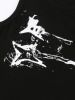 Guitar Ribbed Cropped Tank Top sold by Streetwear Society