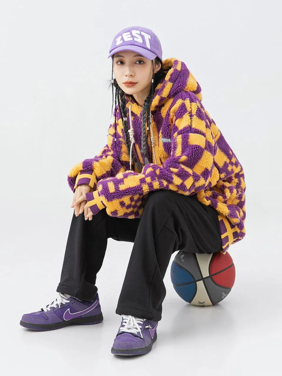 Indie Oversized Plush Hoodie sold by Streetwear Society product image thumbnail 4