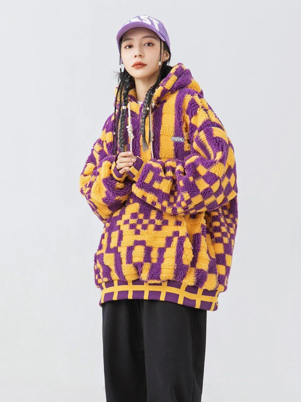 Indie Oversized Plush Hoodie sold by Streetwear Society