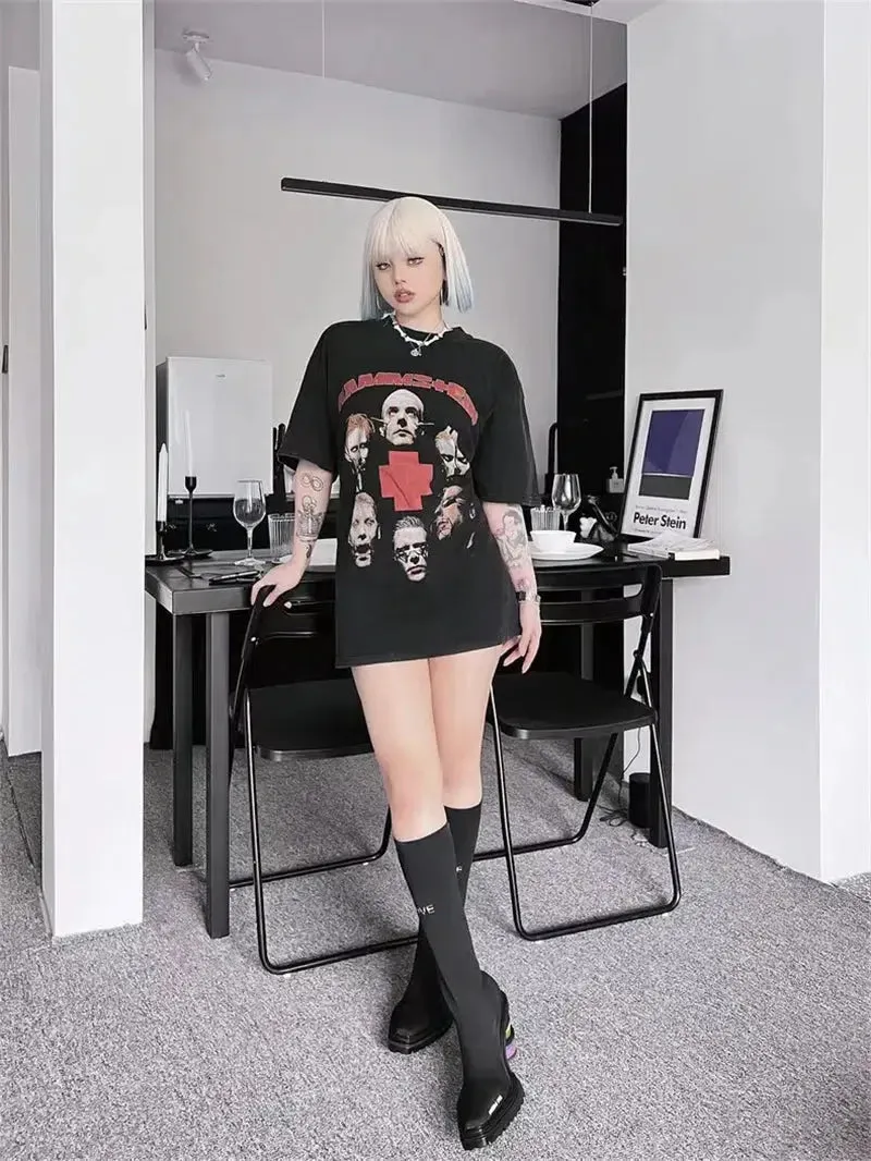 Grunge Rammstein Tee sold by Streetwear Society product image thumbnail 2