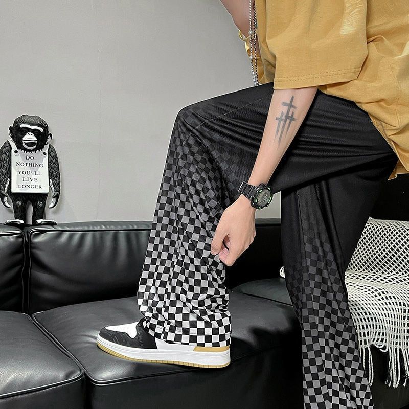 Pleated Plaid Pants sold by Streetwear Society product image thumbnail 3