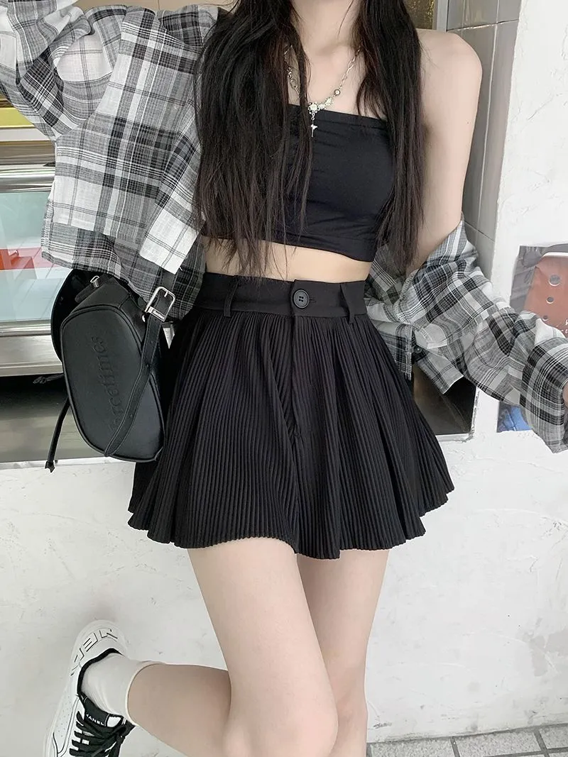 Pleated Mini Skort sold by Streetwear Society