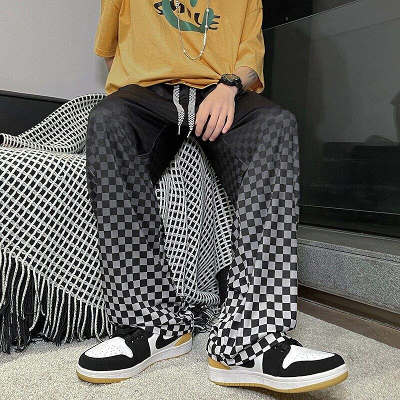 Pleated Plaid Pants sold by Streetwear Society product image thumbnail 4